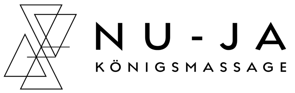 Nu-Ja Logo in schwarz - Thai Massage, Sportmassage, Königsmassage