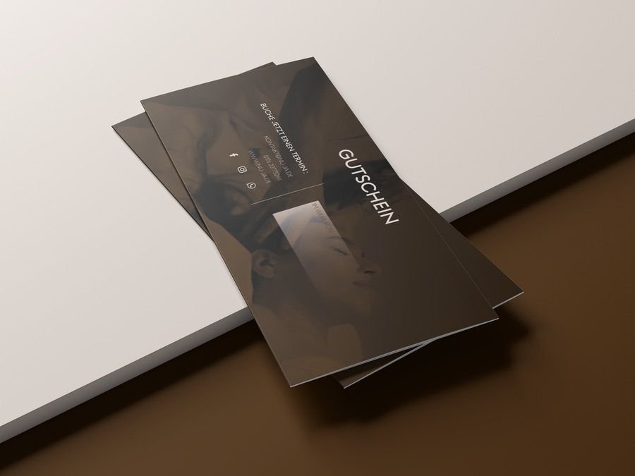 Nu-ja Gutschein Mockup